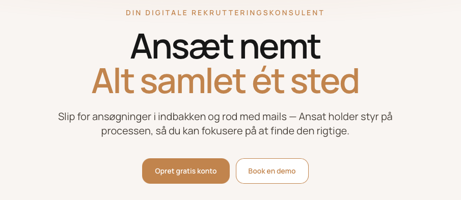 Skærmbillede af Ansat.dk